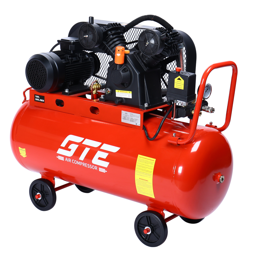 GTE-MR4100300A Компрессор поршневой с ременным приводом 380В